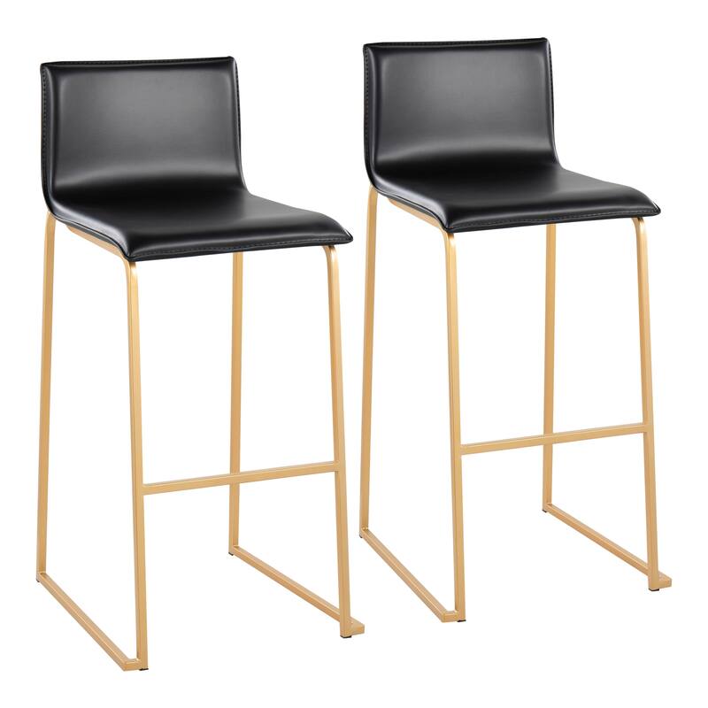 Silver Orchid Mara Upholstered Bar Stool - Set of 2