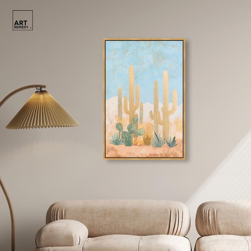 Cactus Canvas by Art Remedy