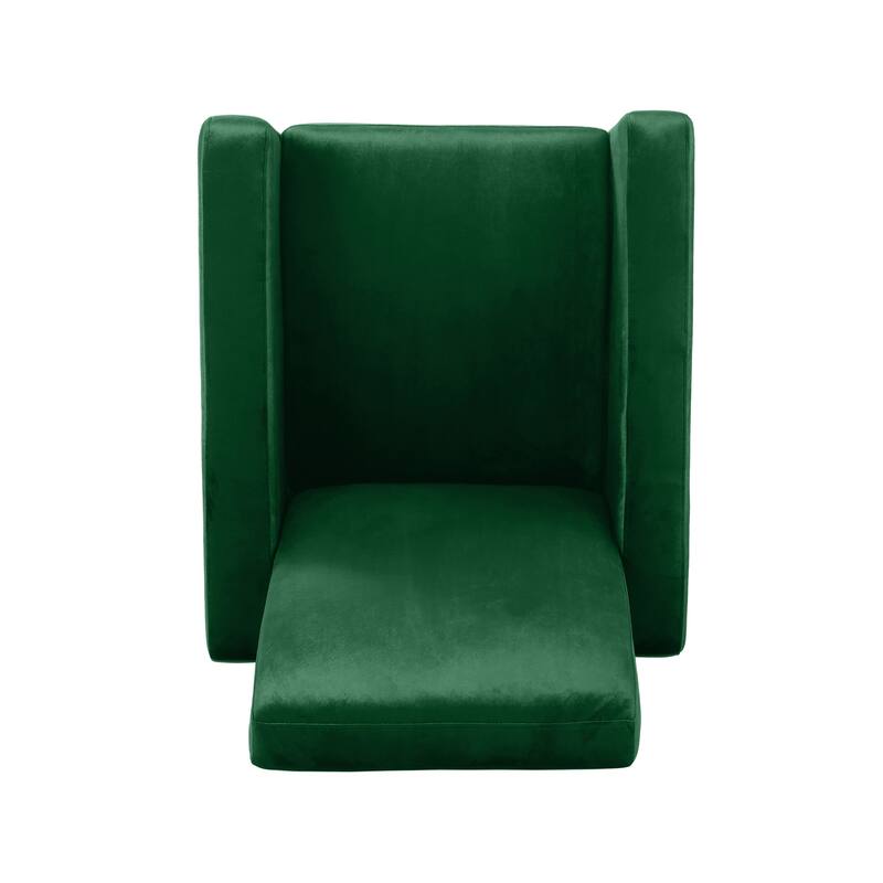 Contemporary Modern Recliner, Tufted Push-back Recliner