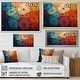 preview thumbnail 4 of 9, Designart "Mid Century Sunburst Serenade III" Mid-century Canvas Art Print