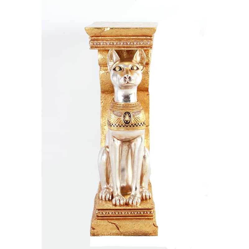 Egyptian Cat Pedestal