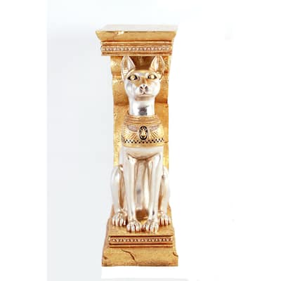 Egyptian Cat Pedestal
