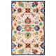 SAFAVIEH Handmade Aspen Argyroula Boho Tribal Wool Rug - 2'3" x 5' - Ivory/Blue