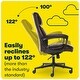 preview thumbnail 23 of 86, Serta Hannah Office Chair with Headrest Pillow, Adjustable Ergonomic Desk Chair with Lumbar Support