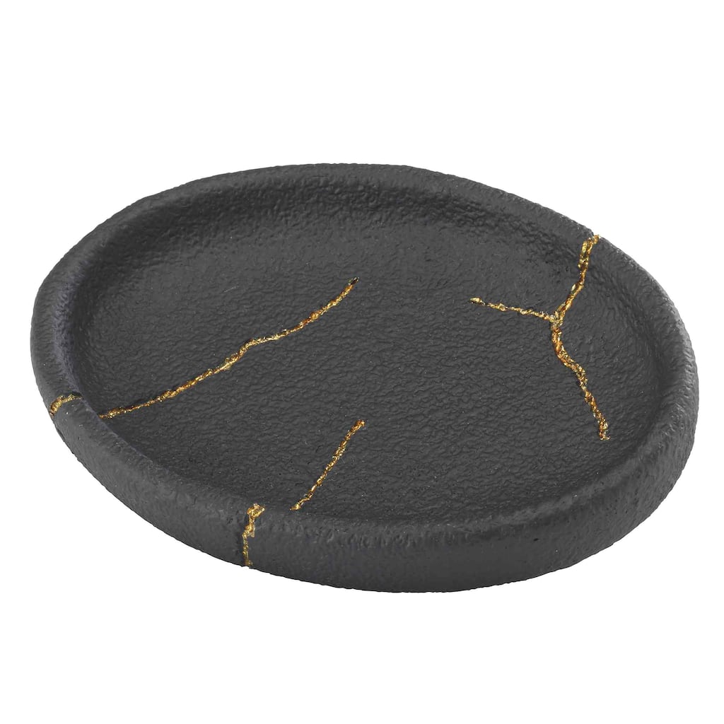 Nicole Miller Sydney Soap Dish - Black - Soap Dish