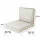 Haven Way Universal Outdoor Deep Seat Lounge Chair Cushion Set