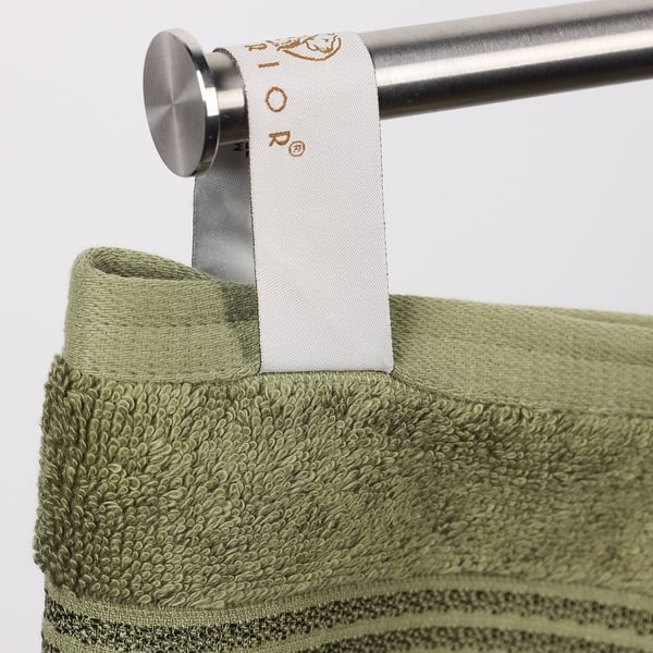 Superior Heritage Egyptian Cotton Absorbent Bath Towel Set of 4 - Forest Green