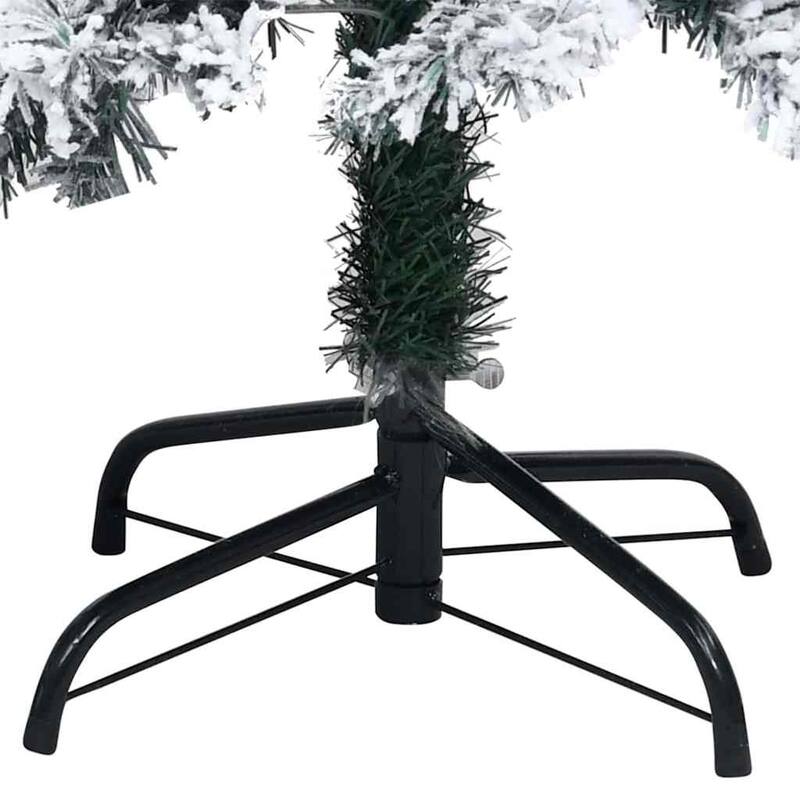 vidaXL Christmas Tree Green 6 x 4 ft Plastic and metal - 70.9 x 45.3 inch
