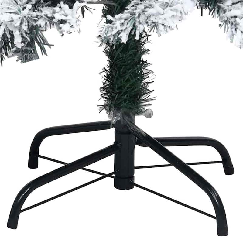 vidaXL Christmas Tree with 300 LEDs Green 6 x 4 ft Plastic and metal - 70.9
