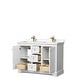 preview thumbnail 51 of 58, Avery 48 Inch Double Vanity, Cultured Marble Top