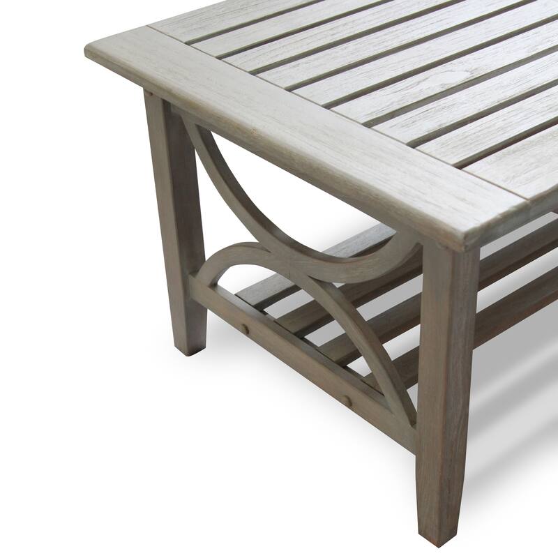 Cambridge Casual Lowell Teak Outdoor Patio Coffee Table