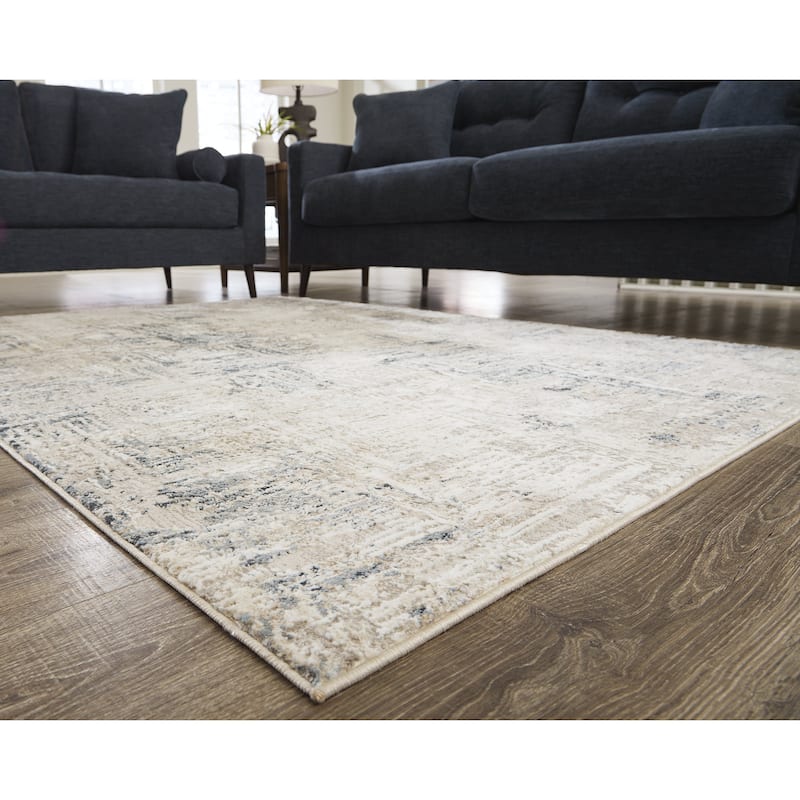 Signature Design by Ashley Gentor Blue/Ivory Rug