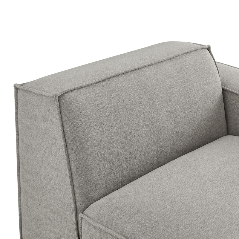 Restore Performance Fabric Upholstered Right-Facing Modular Lounge Chair