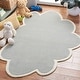 preview thumbnail 1 of 7, SAFAVIEH Handmade Kids Geometric Wool Rug Grey/Ivory - 2'3" x 4'