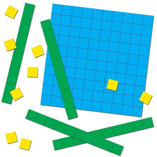 draw 200 with base ten blocks