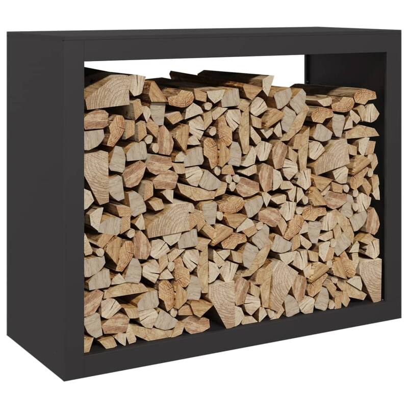 vidaXL Firewood Rack Steel