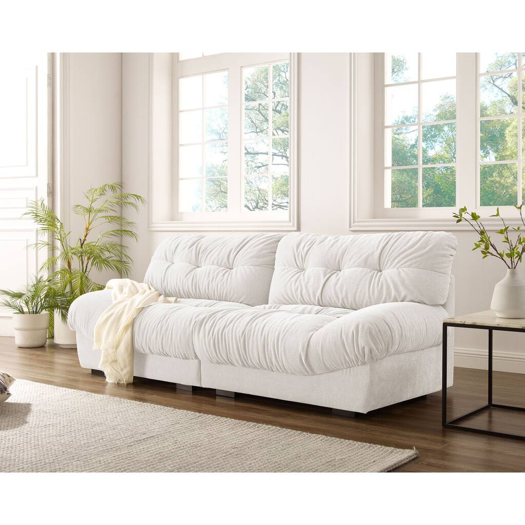 VANOMi 88inch Modern Leisure Elegant Sofa for Living Room, Guest Room - 88' x 36'