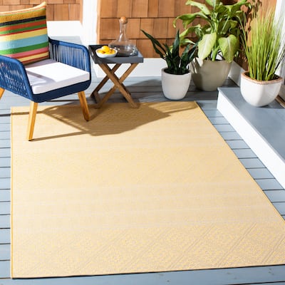 SAFAVIEH Courtyard Alissone Indoor /Outdoor Waterproof Patio Backyard Rug