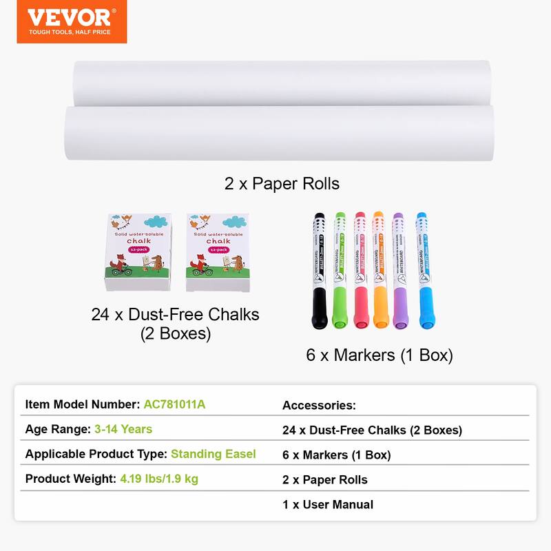 Easel Accessory Set Painting Accessories for Toddlers Boys and Girls