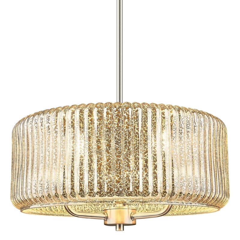 Innovations Lighting 436-3S-G436-16ME Windsor 3 Light 16" Wide Pendant - Brushed Satin Nickel