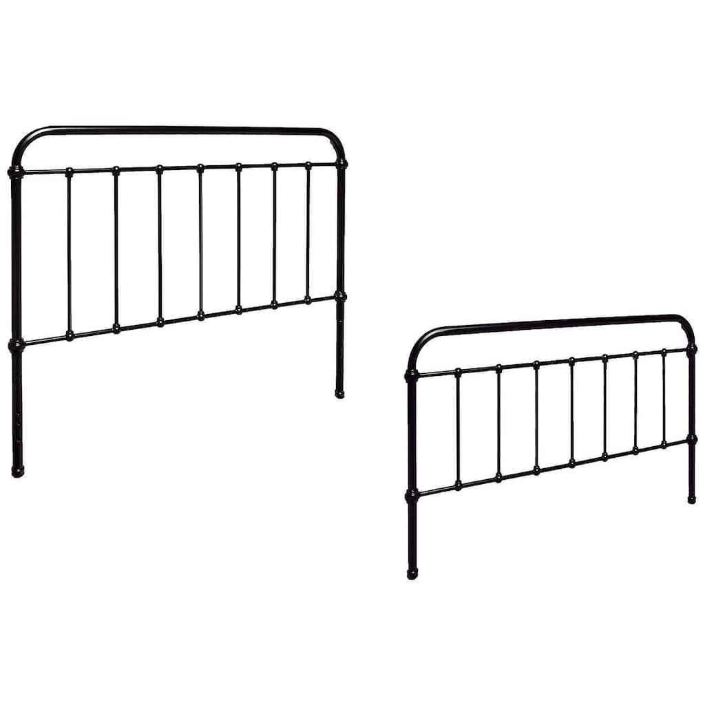 Coastal Charm Metal Bed - Dark Bronze Finish, Sturdy Frame, Stylish Bedroom Bed