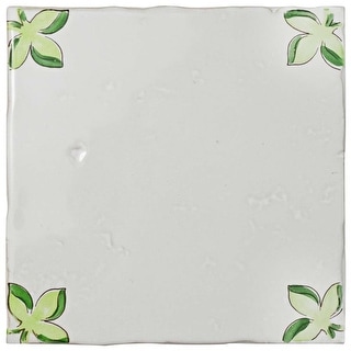 Merola Tile 5.125x5.125-inch Nove Taco Paterna Ceramic Wall Tile