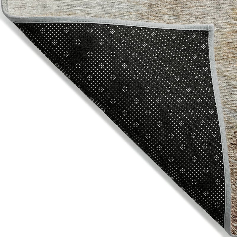 Machine Washable Indoor/ Outdoor Chantille Modern Burst Rug