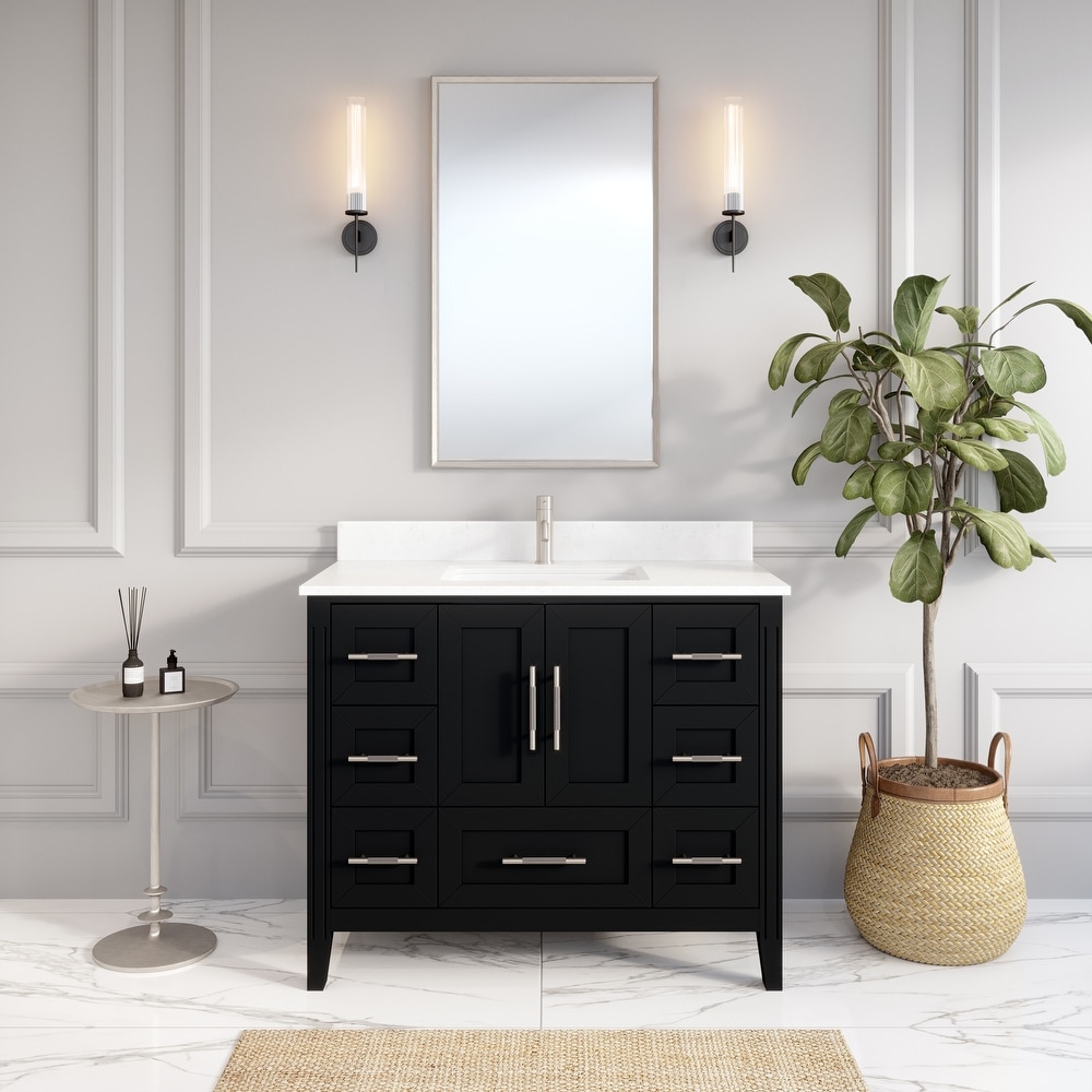 42 black outlet bathroom vanity