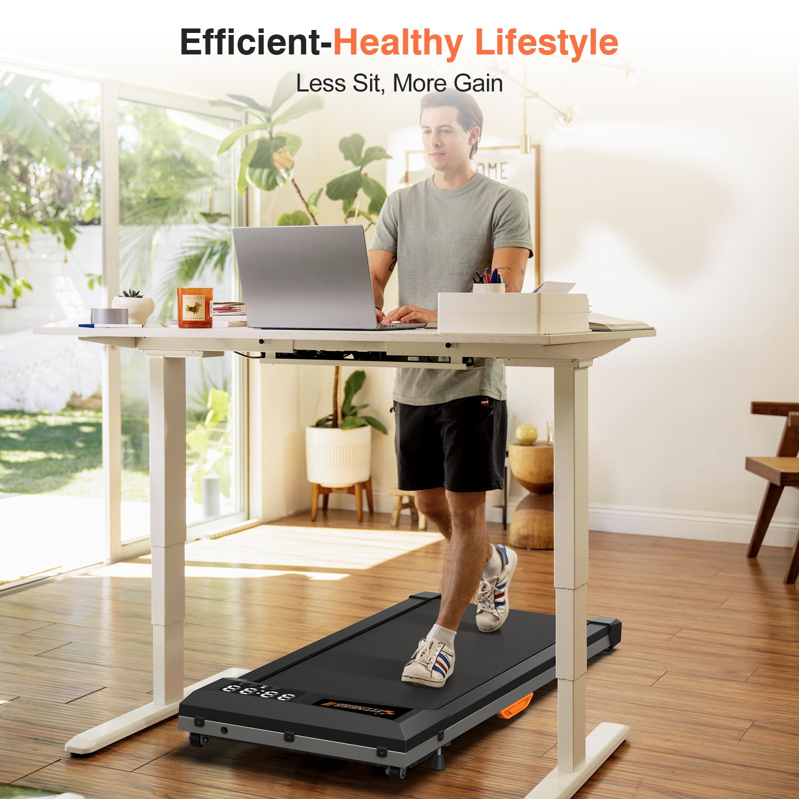 Walking Jogging Machine Under Desk Treadmill Portable Treadmill