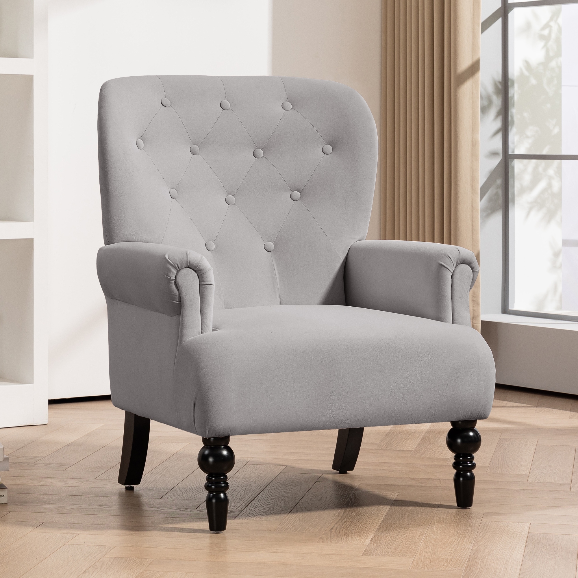 Bedroom high back discount chair