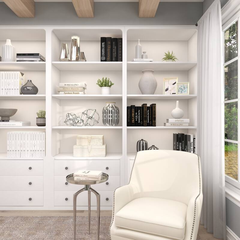 Metal Geometric Sculpture - Set of 3 Silver - Roche River Decor