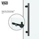 preview thumbnail 35 of 97, VIGO Winslow Frameless Sliding Shower Enclosure