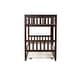 preview thumbnail 12 of 10, Stylish & Simple Twin Over Twin Bunk Beds with Trundle, Safety Rail and Ladder, Kids/Teens Bedroom, Split Into 2 Beds, Black