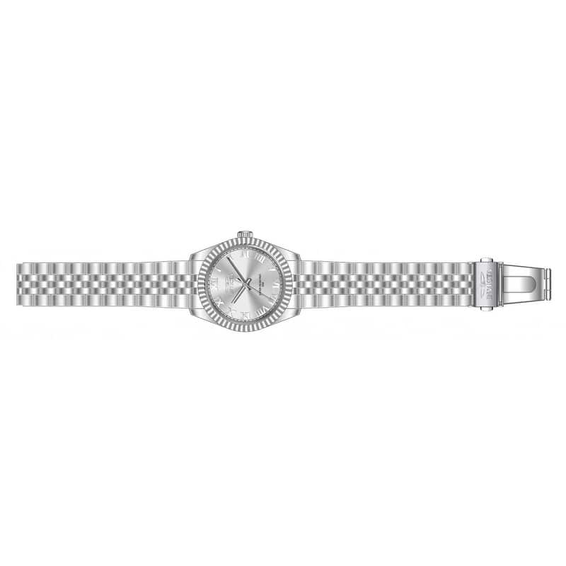 Invicta Men's 47397 Specialty Quartz 3 Hand Silver Dial Watch