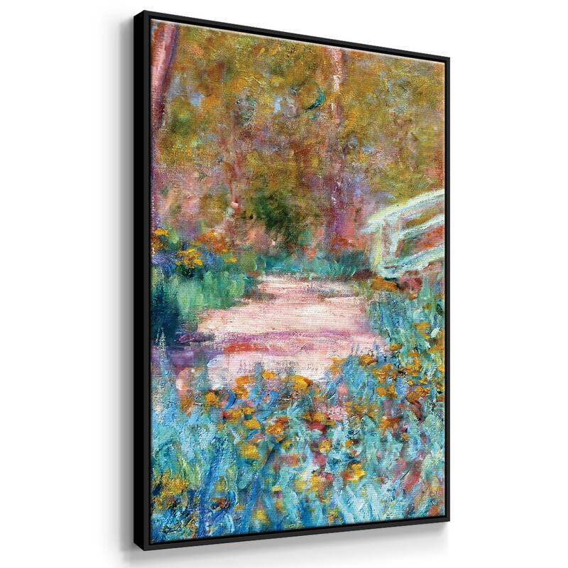 The Japanese Bridge (The Bridge in Monet's Garden), 1900 - Multi Piece Framed Canvas
