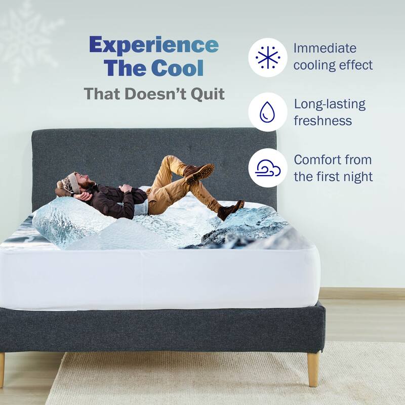 Martex Brrr Mattress Pad - White