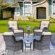 Option Beige-Gray Rattan