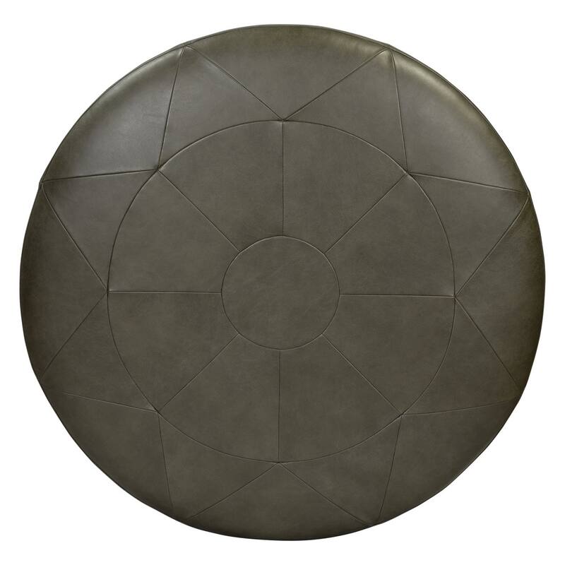 Poly & Bark Gio Ottoman - Full Grain Genuine Italian Leather