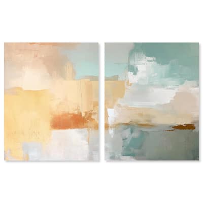 Muted Melody II Canvas Set of 2 by Art Remedy, Gallery Wrapped