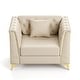 preview thumbnail 18 of 36, GDFStudio - Multi-Size Faux Leather 6-Seat Chesterfield Modular Sofa Set with Metal Trim & 6 Pillows
