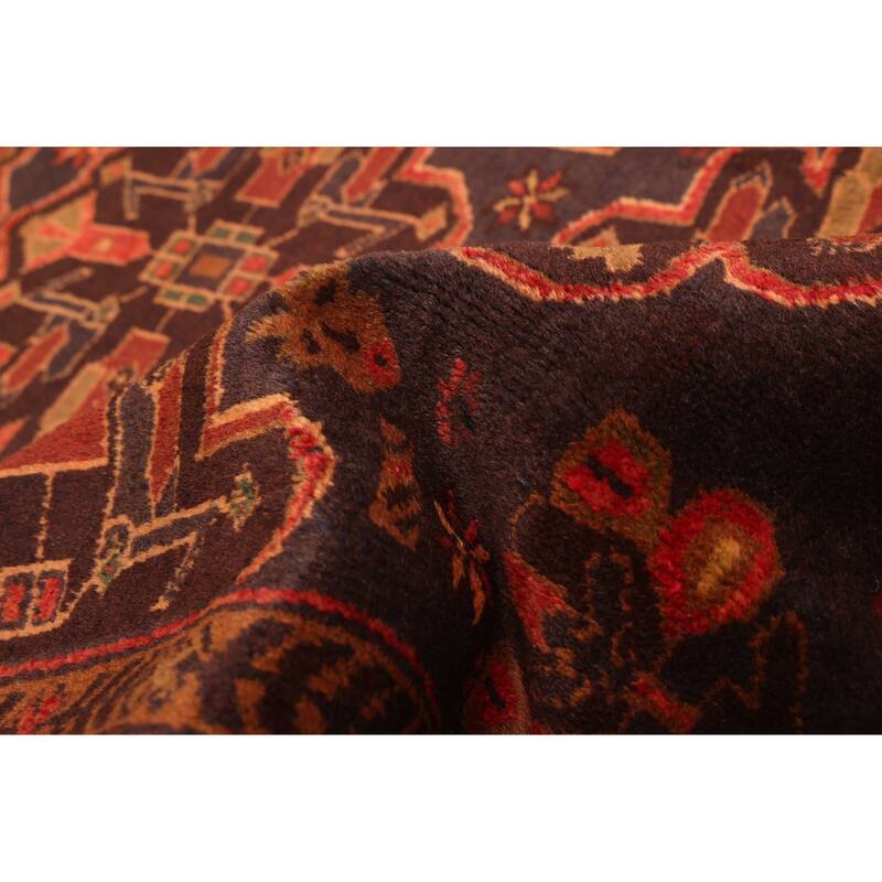 ECARPETGALLERY Hand-knotted Teimani Dark Navy Wool Rug - 4'1 x 6'9