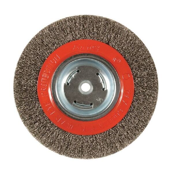 Forney Industries 72762 Arbor Crimped Wire Wheel Brush, 8