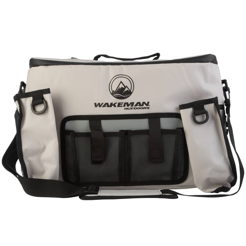 Kayak Cooler - 18L Seat Back Fishing Cooler - Water-Resistant Insulated Bag - 8-12 Hour Cooling Time by Wakeman Outdoors