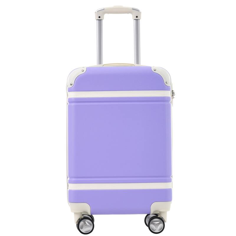 Vintage 28" ABS Hardshell Luggage w/Double Spinner Wheels & TSA Lock