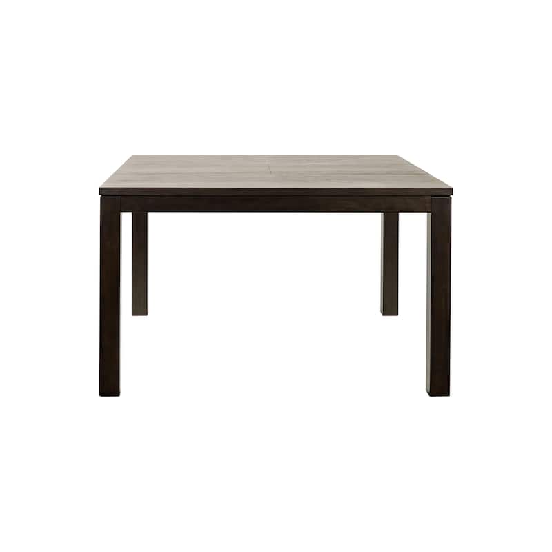 Modern Wood Counter Height Kitchen Dining Table, Black - Large - Large - Black