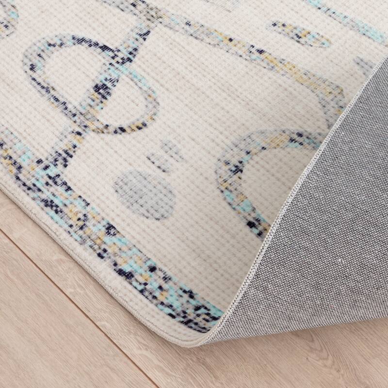 Katie Merz SPORTSGLYPHS Basketball Area Rug
