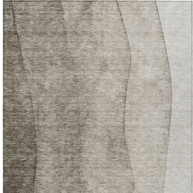 HomeRoots Ombre Transitional Rectangle Outdoor Rug