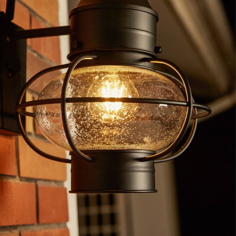 4 Pack 1-Light Outdoor Wall Lantern Lights Set - 9"x10.72"x17.51"