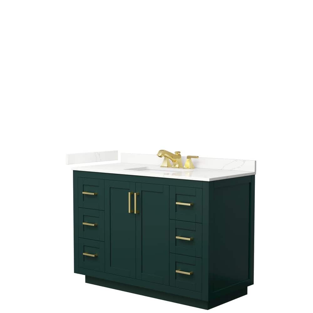 Miranda 48-inch Single Vanity, Quartz Top