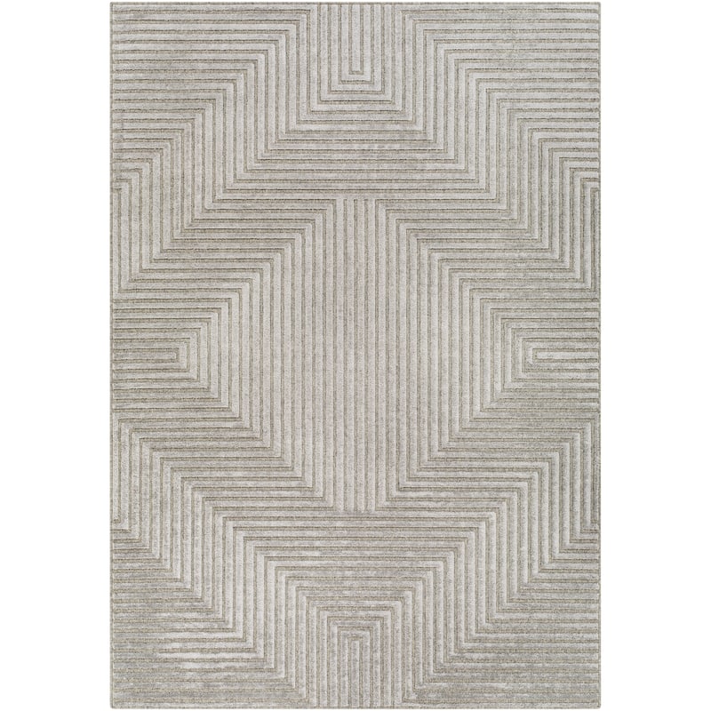 Livabliss Wimbledon Modern Medallion Rug